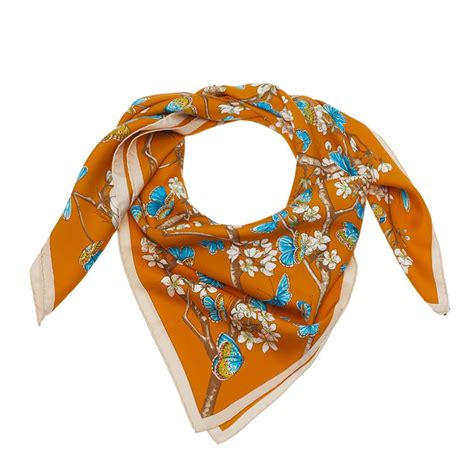 Hermes floral scarf for women